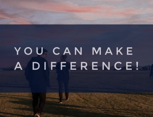You Can Make A Difference!