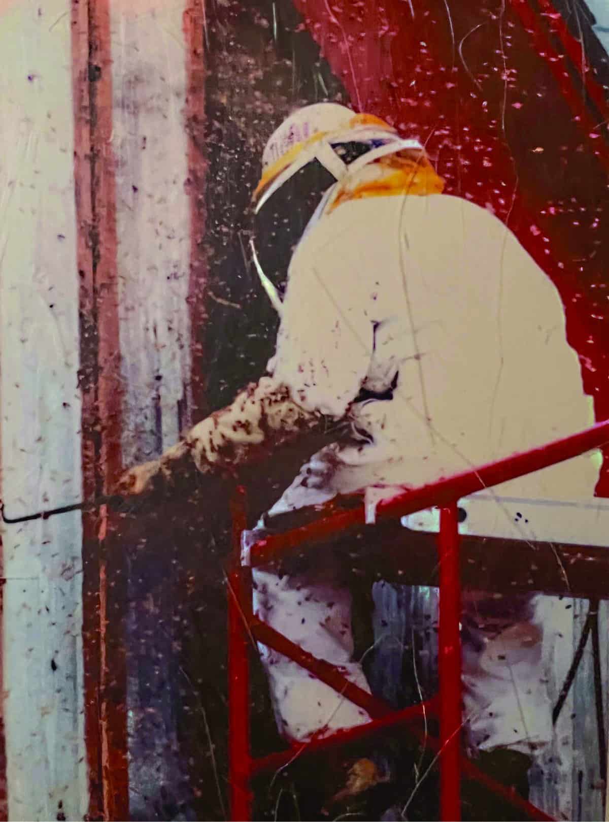 A Beekeeper in 1991 at The Church of the Cross