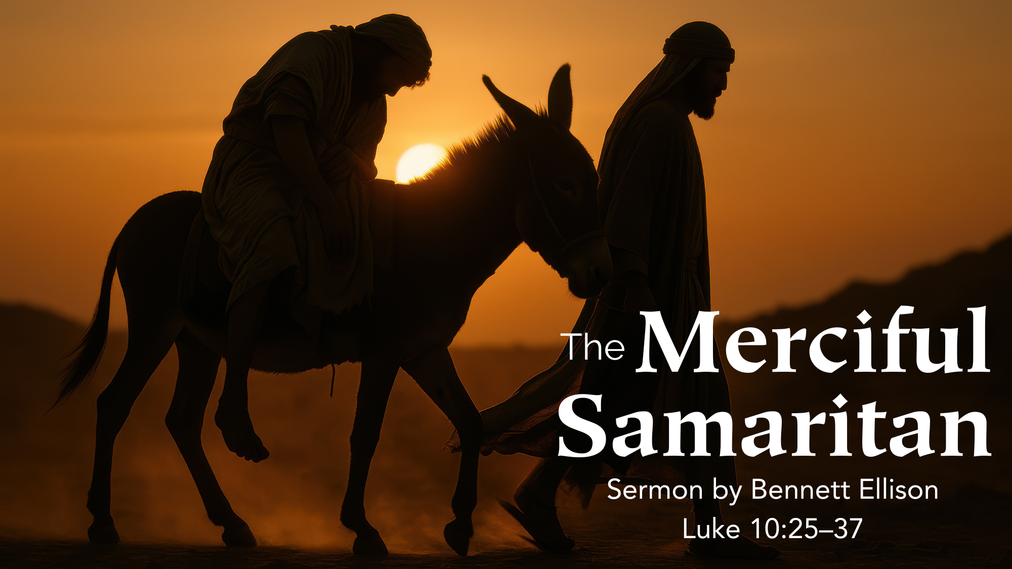 The Merciful Samaritan – BE